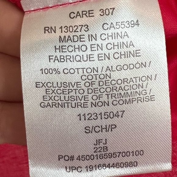 NWT Wrangler Hot Pink Retro Woven Embroidered Sleeveless Top Tank Size Small - Picture 8 of 8